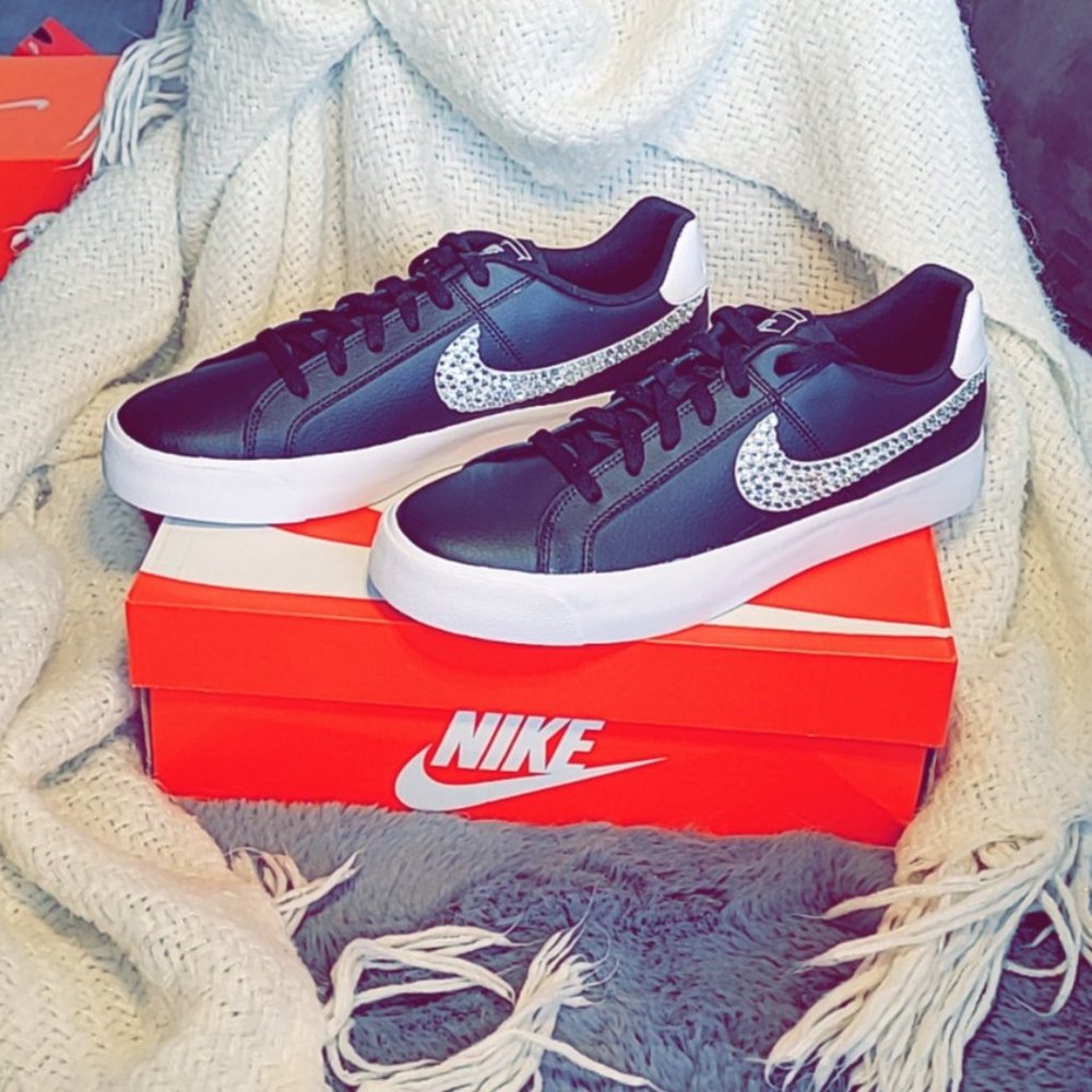 Custom Rhinestone Nike Court Royale AC